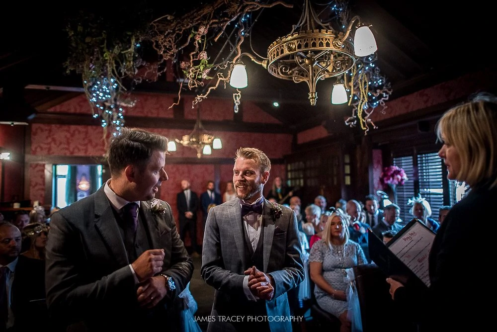 groom waiting at belle epoque