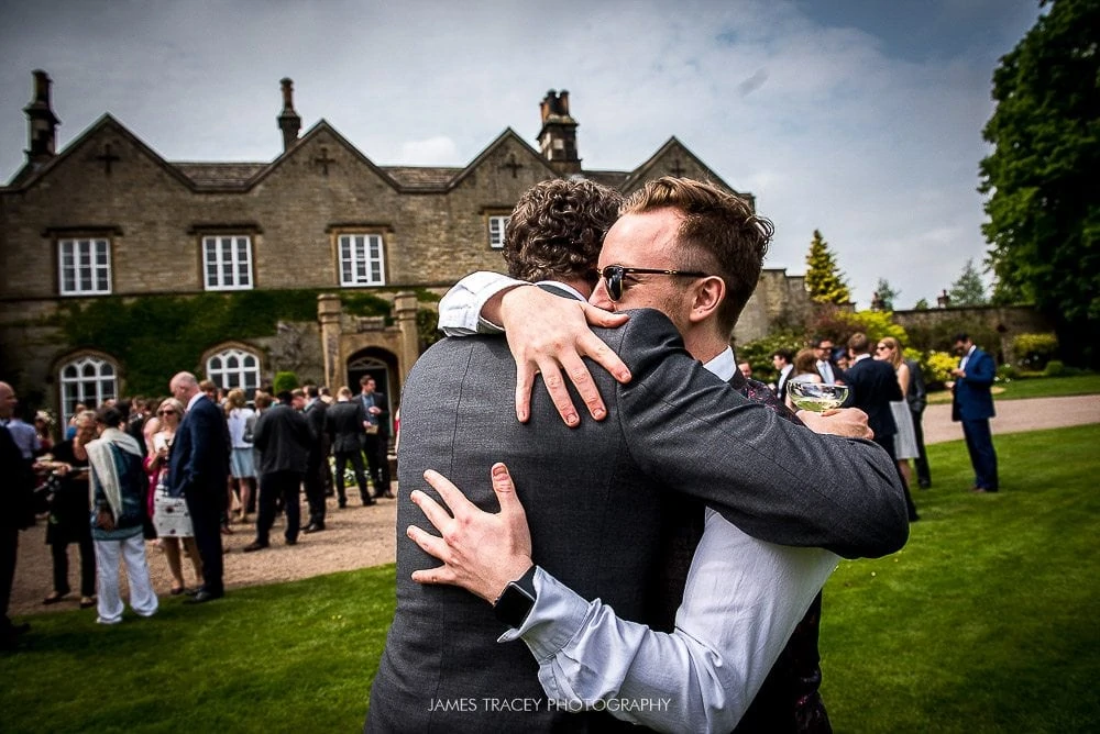 hugging a member of public service broadcasting