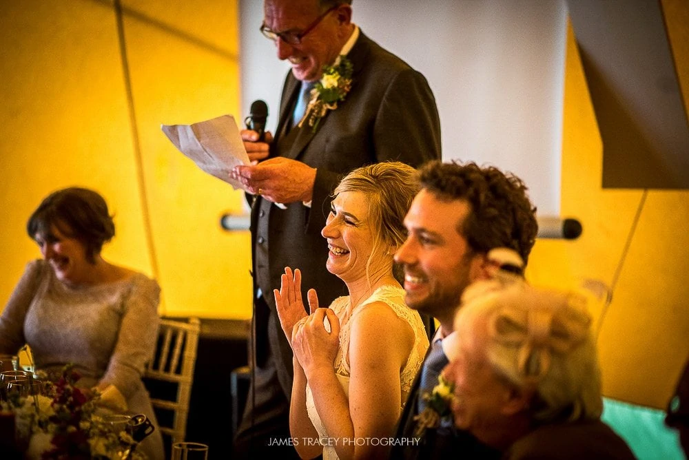 bride laughing