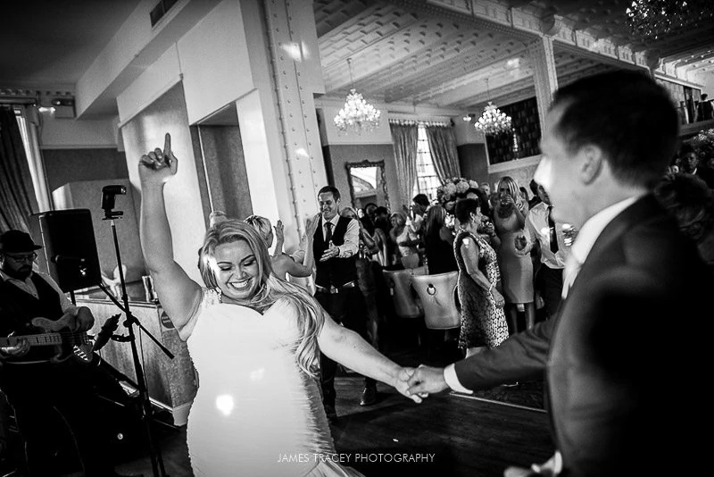 bride dancing at her wedding