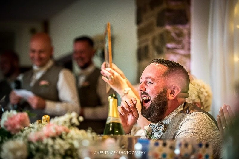 groom laughing