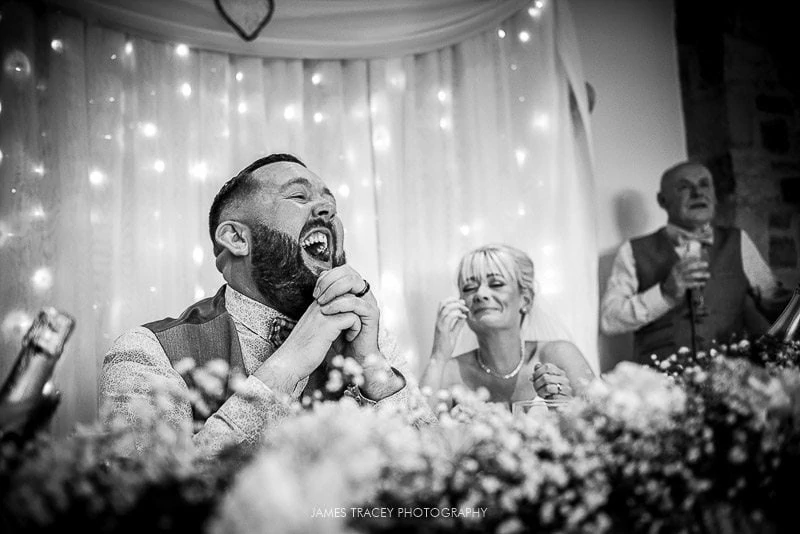 groom laughing