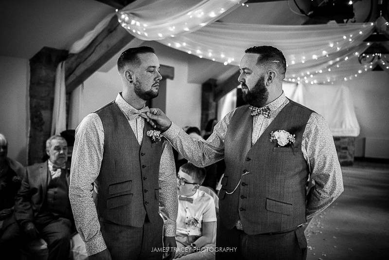 groom waiting at beeston manor