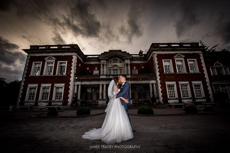 wedding photo at Eaves hall