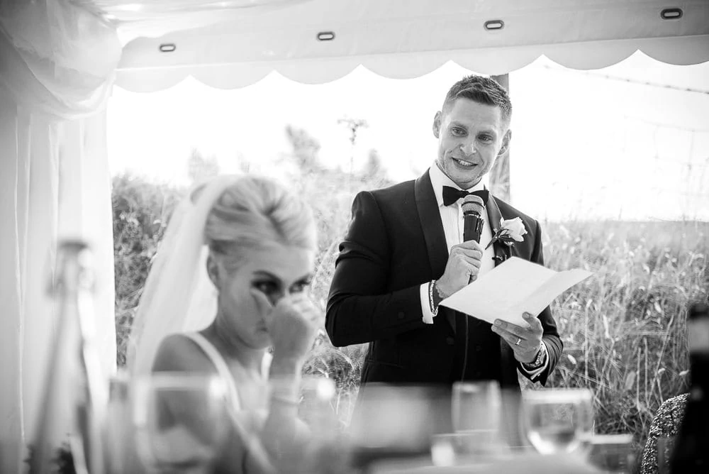 groom speech at upper house hayfield