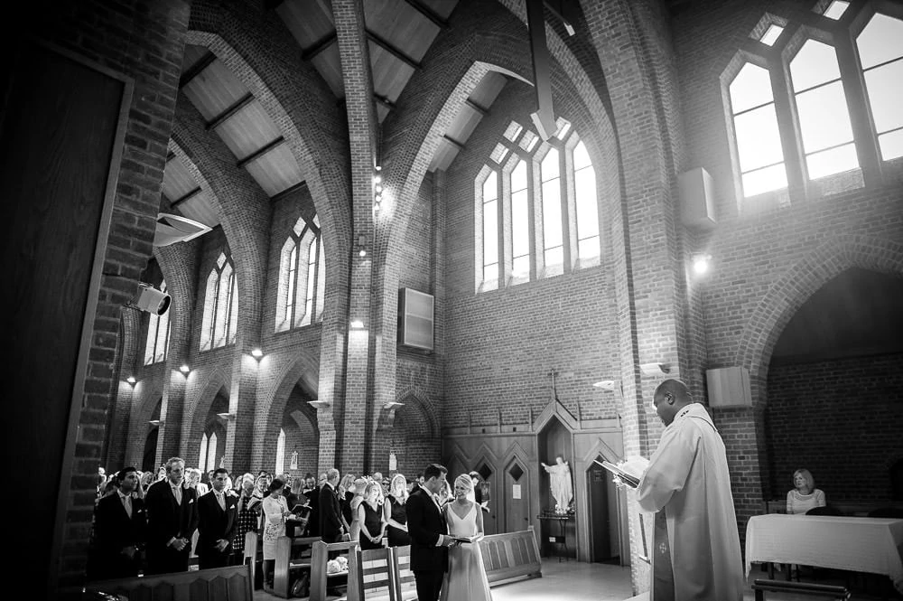wedding service in hale barns