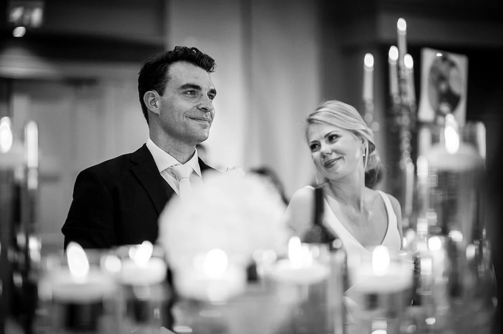 bride giving her husband a loving look
