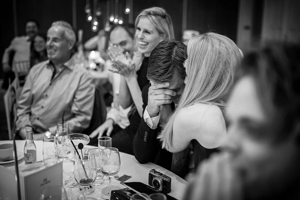 embarrassed brother of the groom