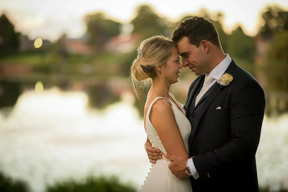 bride and groom posed photos