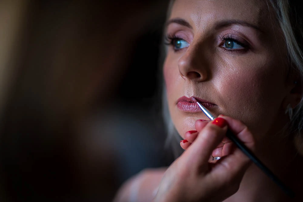 lipstick being applied