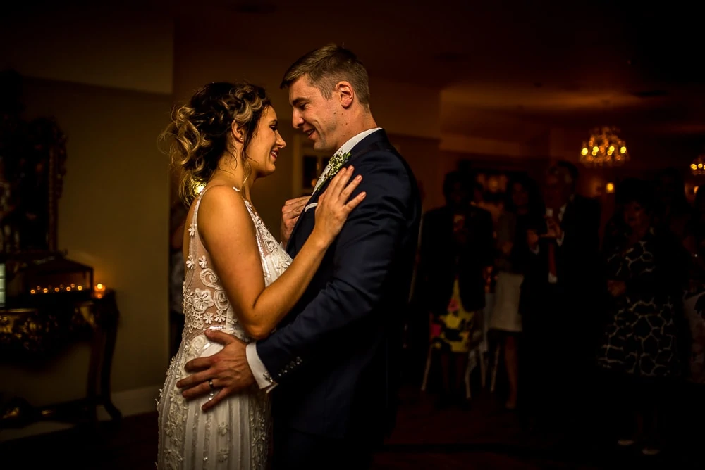 wedding first dance at swettenham arms