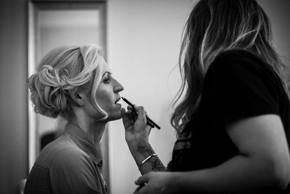 close up of make up