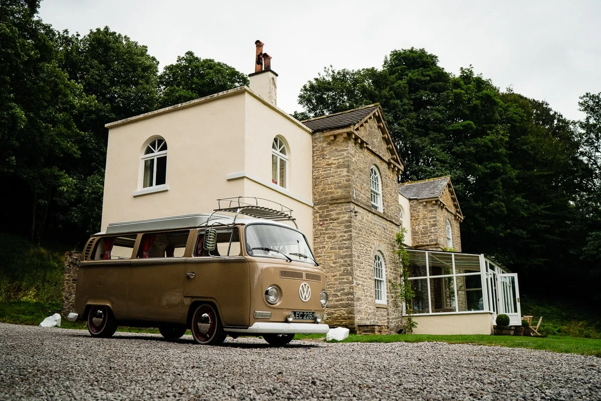 camper van outside gisburn park estate