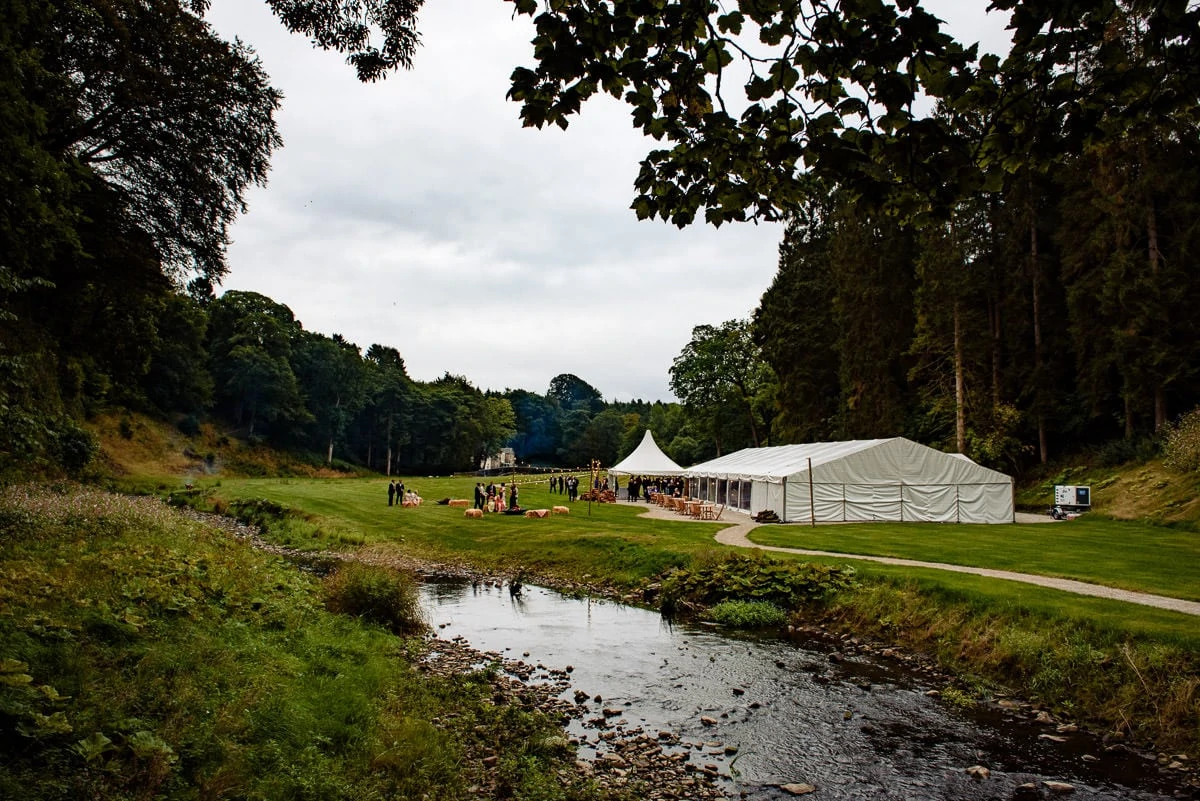wide angle of gisburn park estate
