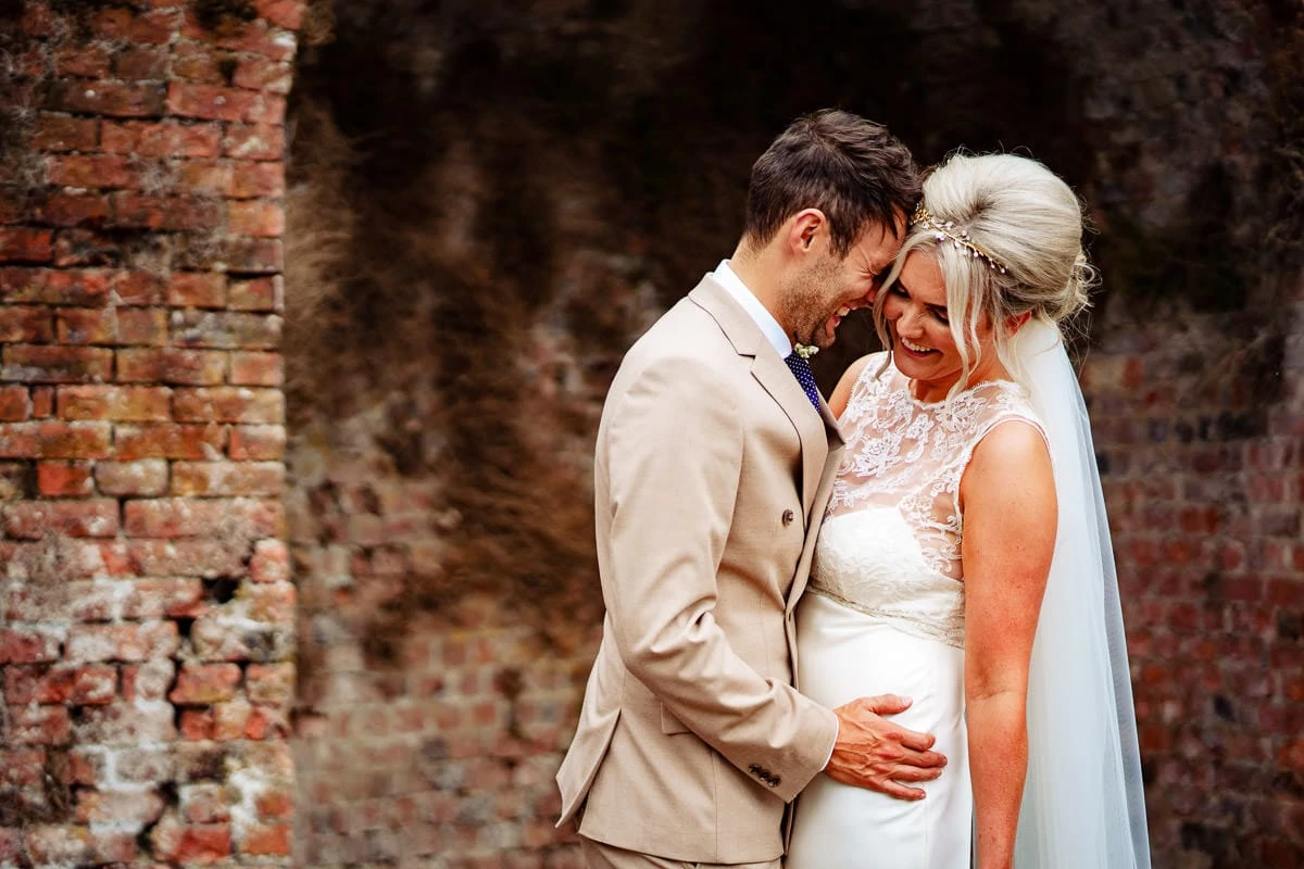 gisburn park estate wedding couple ohoto
