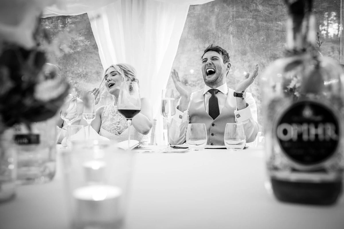 groom laughing