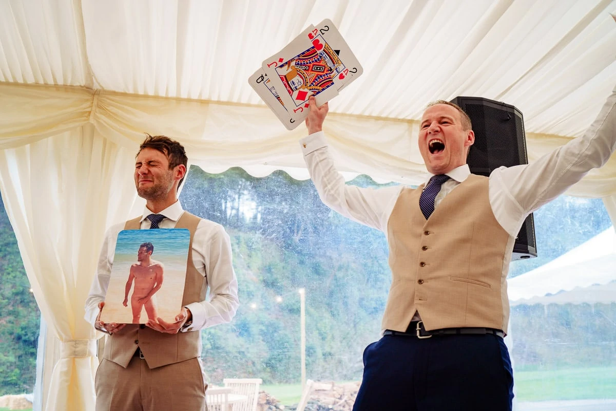 best man embarrsed