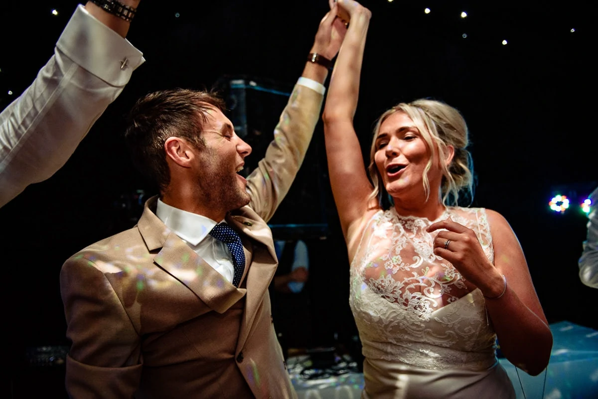 happy couple at gisburn park estate
