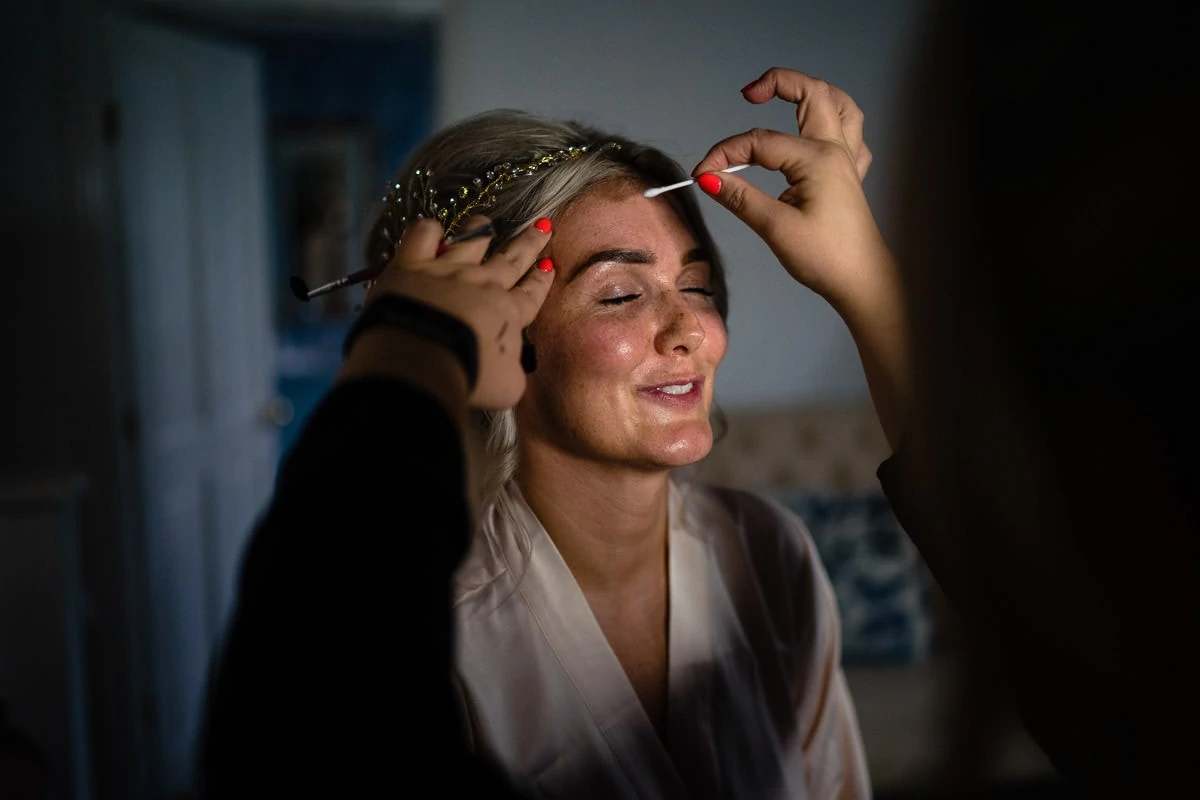 bridal make up at gisburn park estate