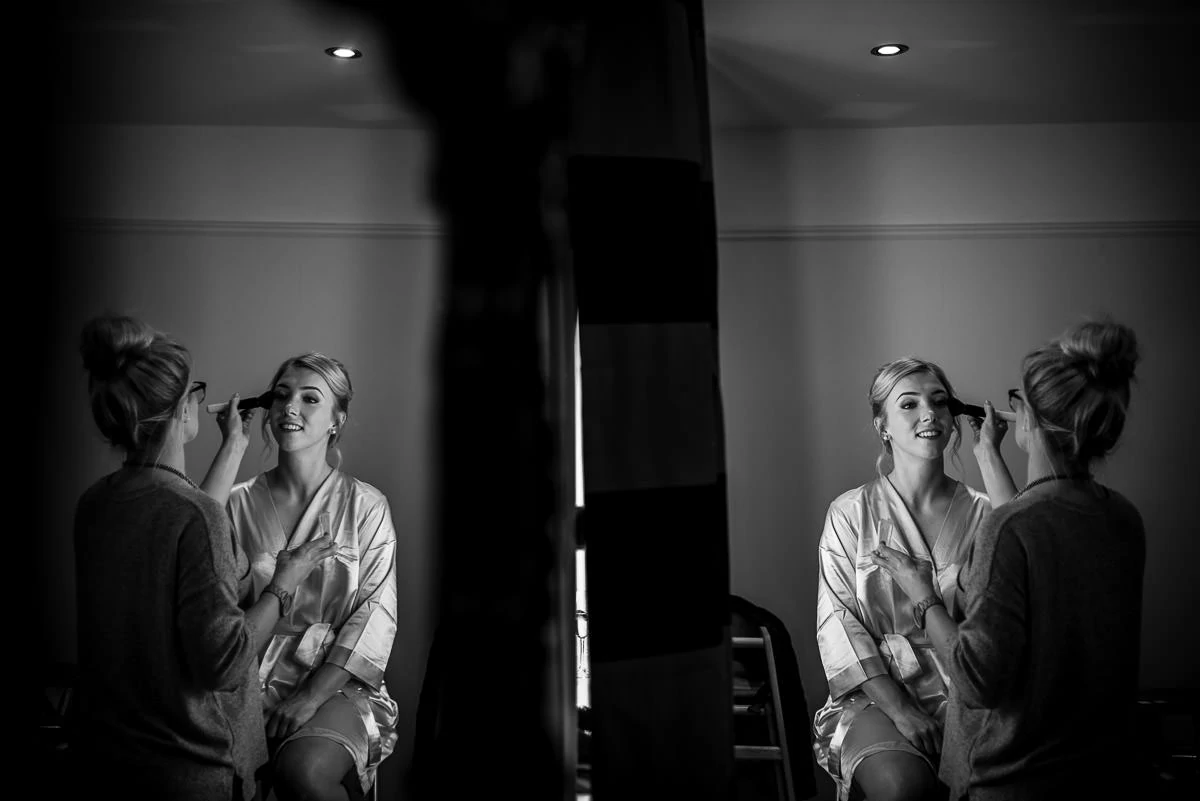 bridesmaids wedding make up