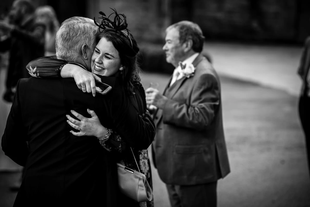 wedding hugs