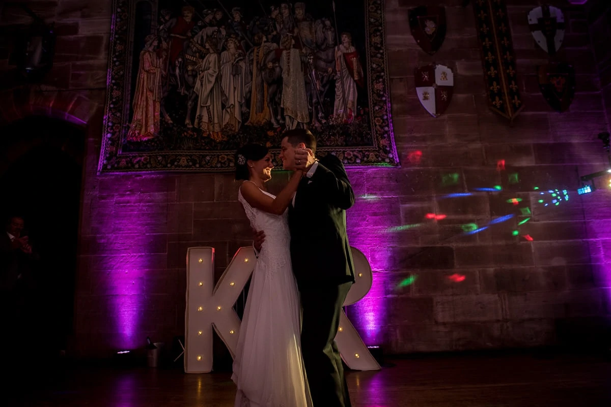 first dance at peckforton castle