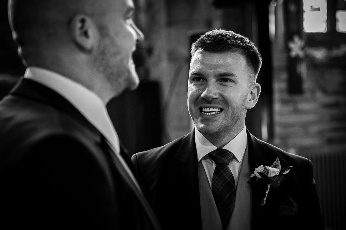 groom in church