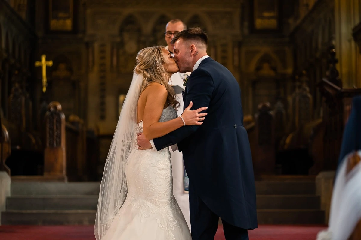 dirst kiss at christ church walshaw