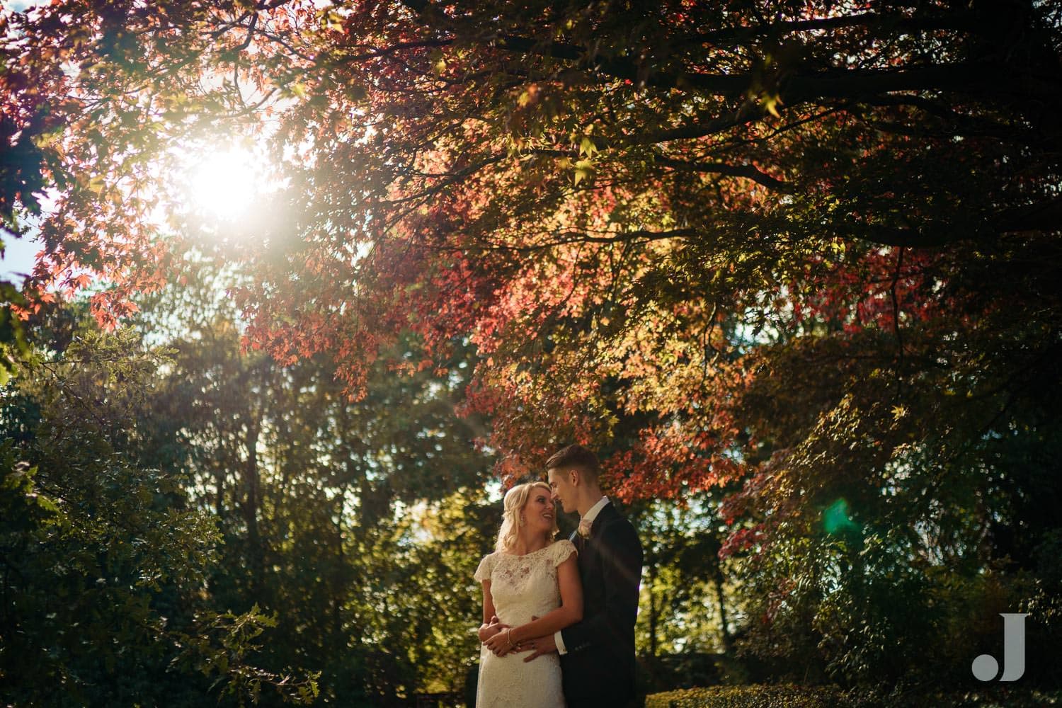 Late summer wedding at eaves hall