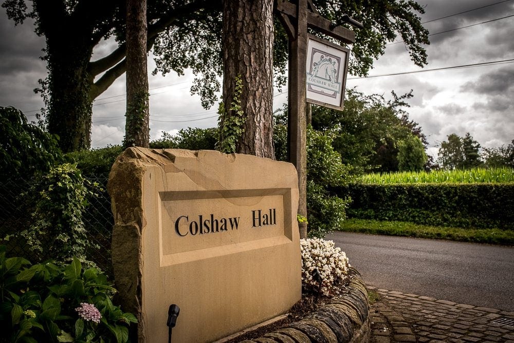 colshaw hall sign