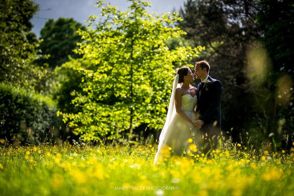 sunny wedding photo