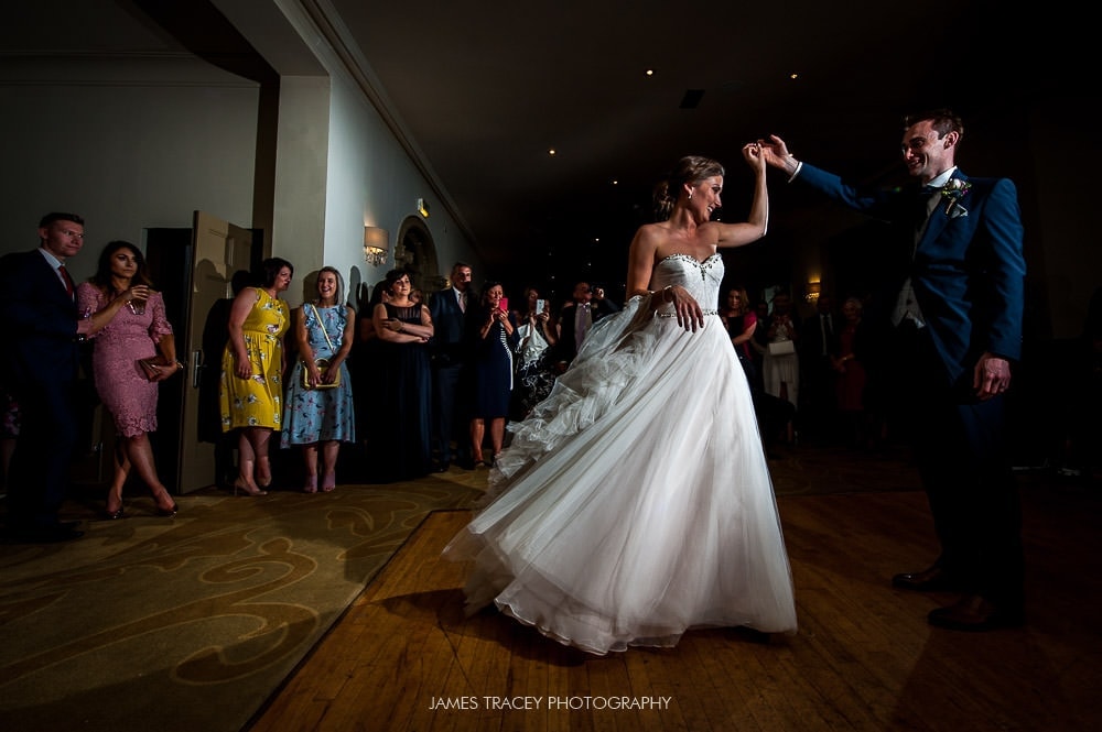 bride dancing at her wedding