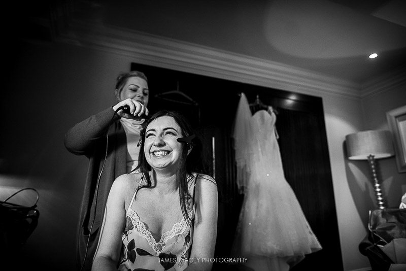 bride laughing