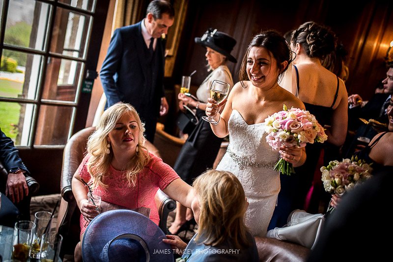 bride with family