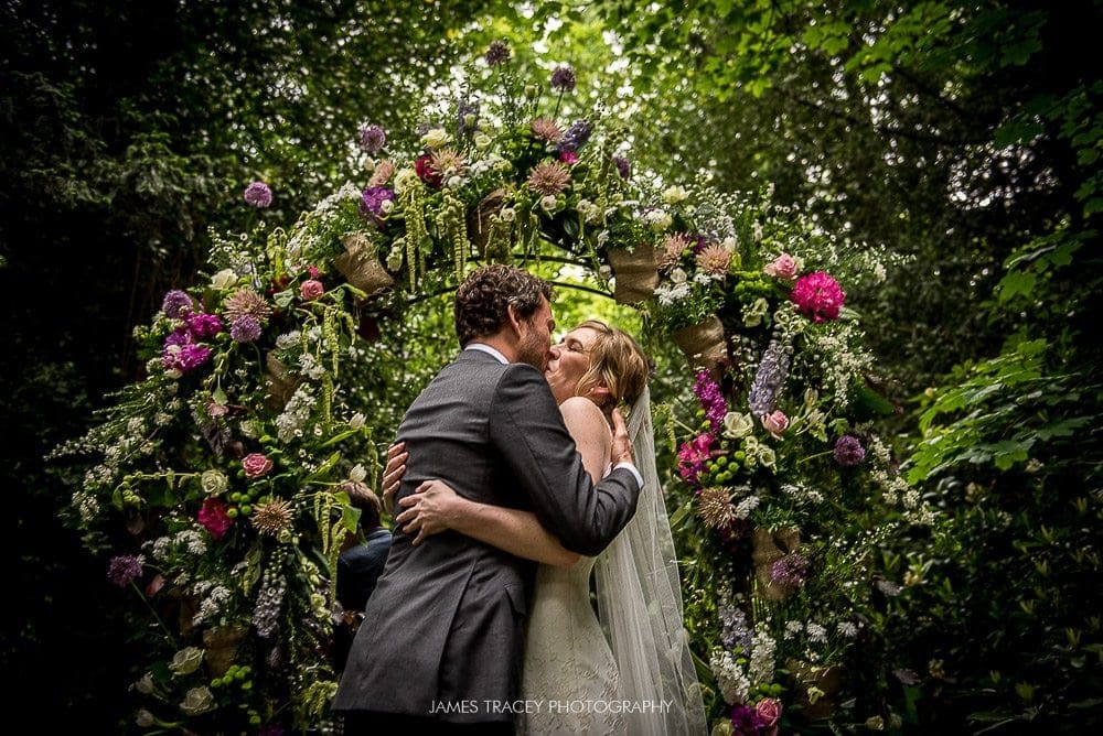 humanist tipi garden wedding