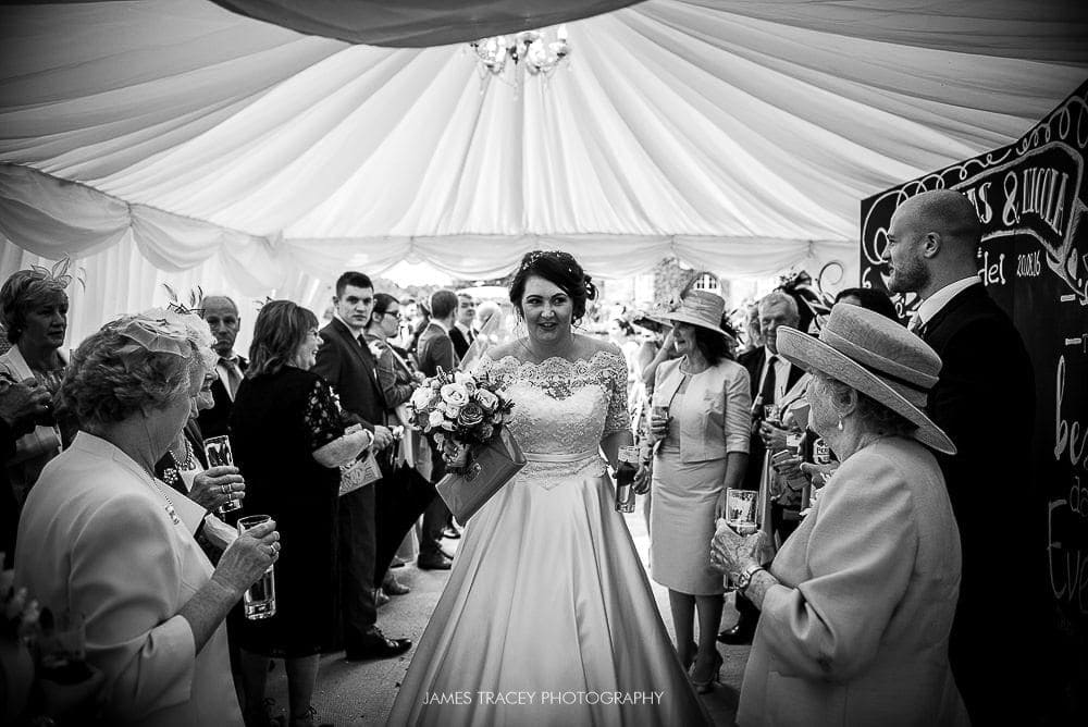 bride arriving at the citadel