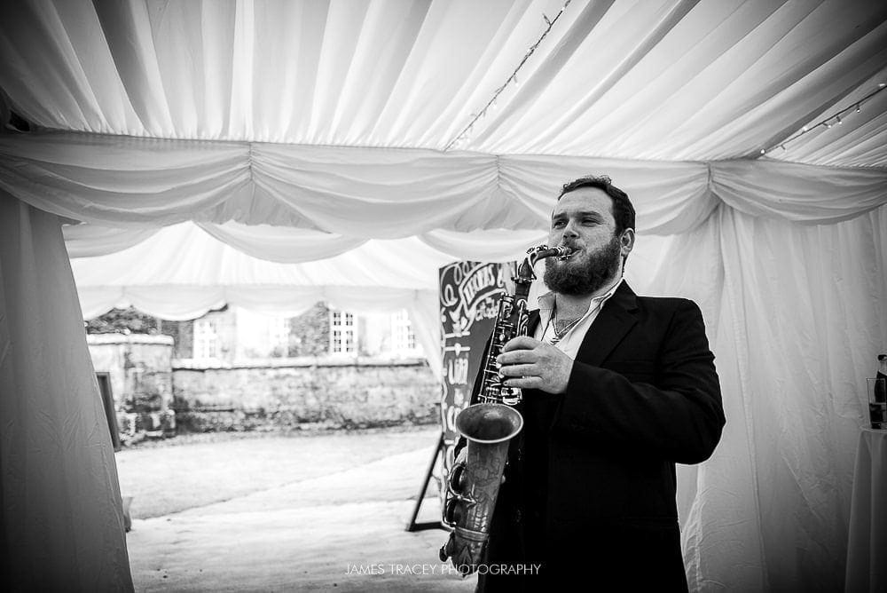 sam healey playing baker street on sax