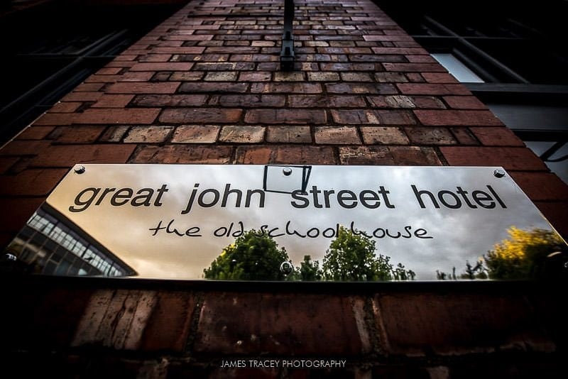 great john street hotel sign