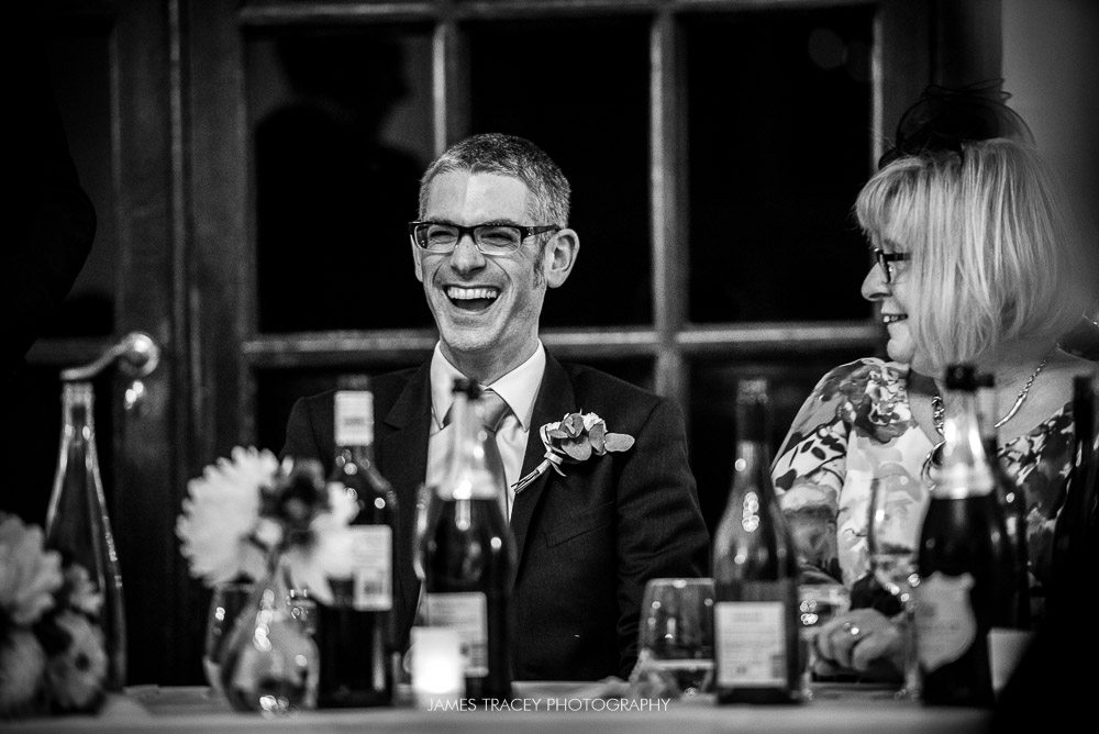 laughter in wedding speeches