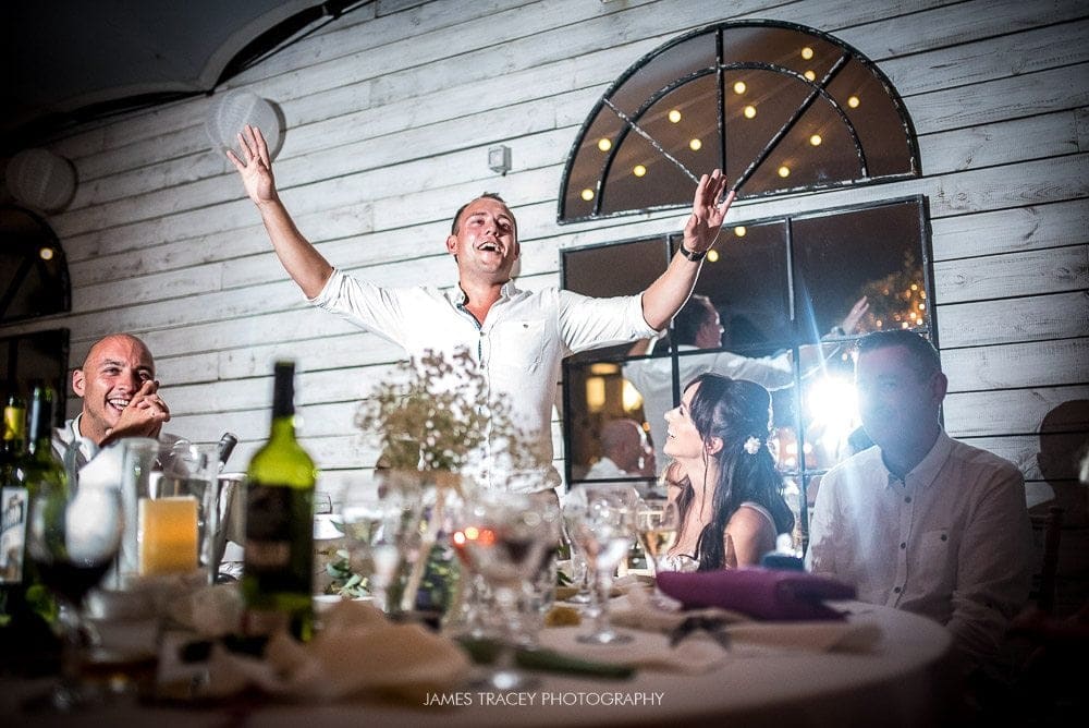 groom speech in ibiza