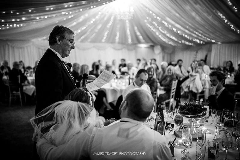 father of the bride speech and guests at woodlands hotel leeds