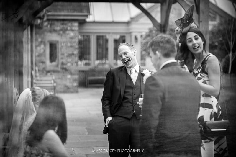 laughing best man