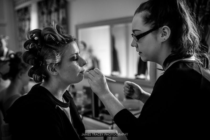 bridal make up at colshaw hall