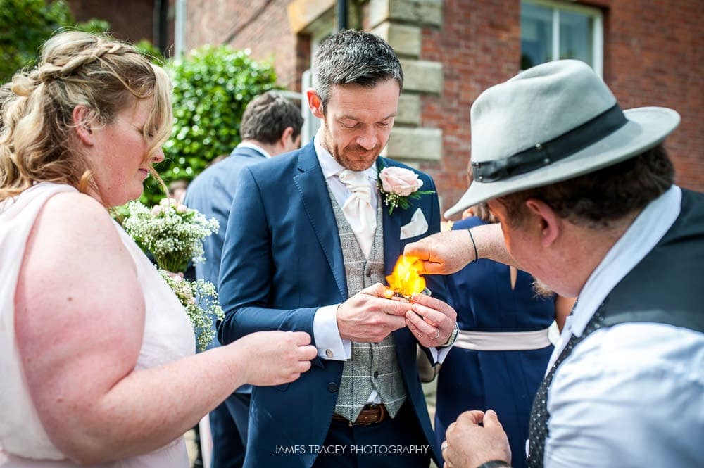 wedding magician at mottram hall