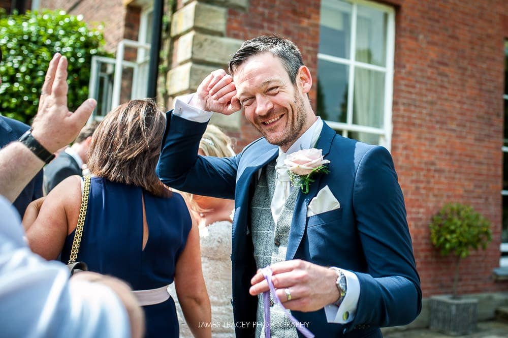 groom being silly