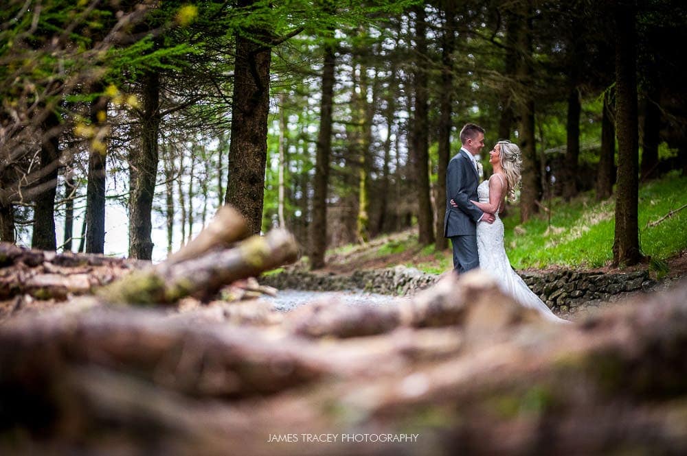 outdoor wedding at The Saddleworth Hotel