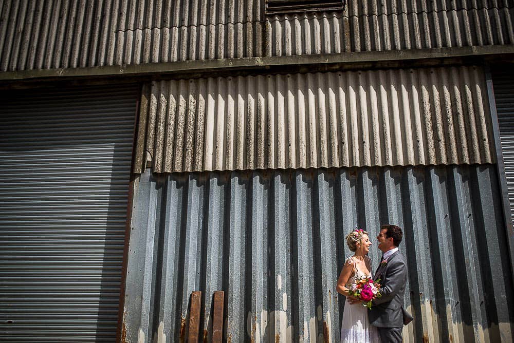 industrial wedding photos