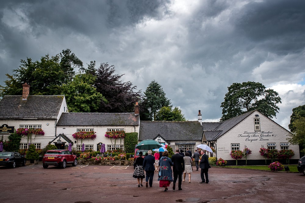 overcast clouds at swettenham arms in cheshire