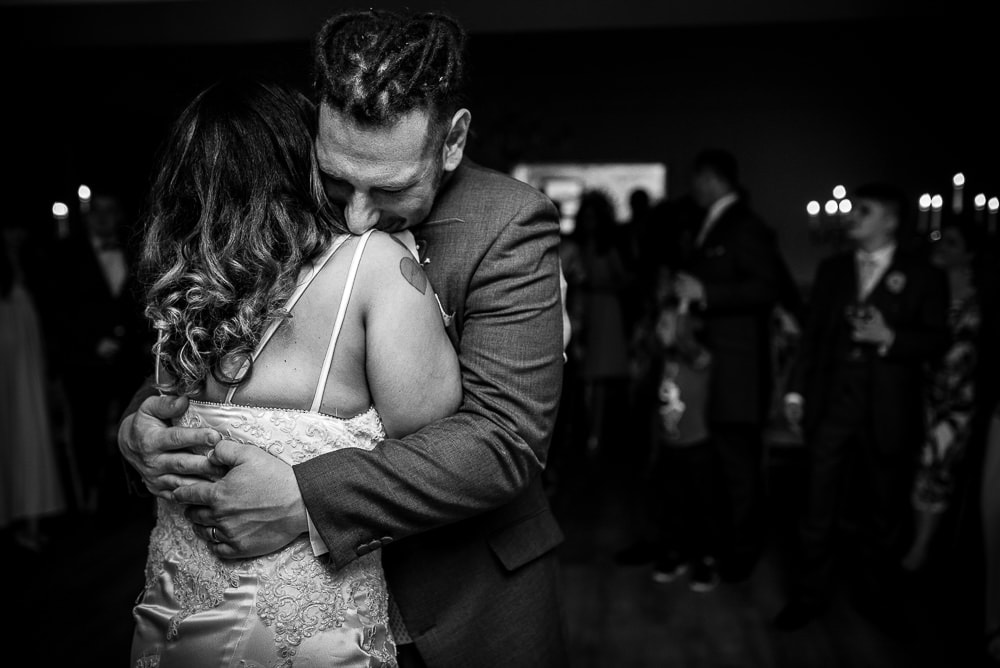 emotional first dance at eaves hall