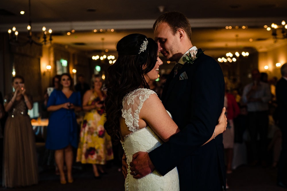 first dance at mottram hall wedding